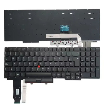 New Latin/Spanish Keyboard For Lenovo Thinkpad E15 Gen 2 3 4 (Type 20T8 20T9 20TD 20TE) Laptop LA/SP Layout With Backlight