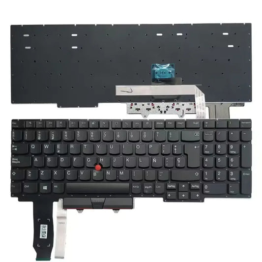 New Latin/Spanish Keyboard For Lenovo Thinkpad E15 Gen 2 3 4 (Type 20T8 20T9 20TD 20TE) Laptop LA/SP Layout With Backlight