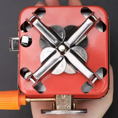 Mini Outdoor Portable Folding Camping Gas Stove Compact Square Stove with Lotus Burner