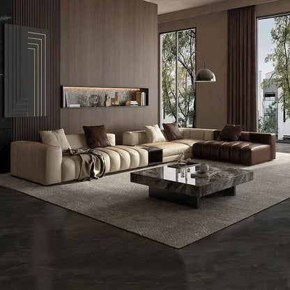 Modern Cheap Sofa Large Lounge Brown Comfortable European Designer Loveseat Sofa  Daybed Reading Salon Meuble Home Furniture