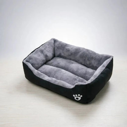 Cozy Print Pet Bed for Dogs & Cats - Soft Plush Warm Kennel Mat, Non-Slip Bottom, Ideal for Small to Medium Pets