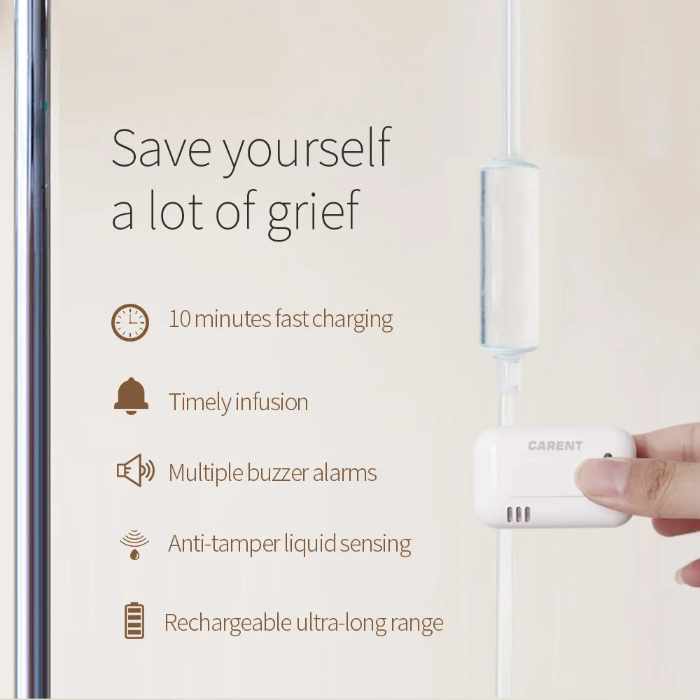Charging Upgrade Automatic Infusion Alarm Fluid Reminder Sensor Care Device Automatic Drip-Feeding Sound Alarm Care Health Care