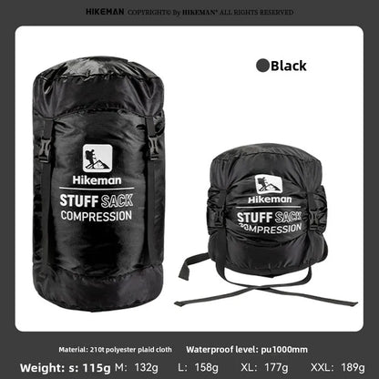 Outdoor Sleeping Bag Compression Bag - Camping Travel Storage Organizer for Clothes & Gear, Large Capacity Portable Packing Bag
