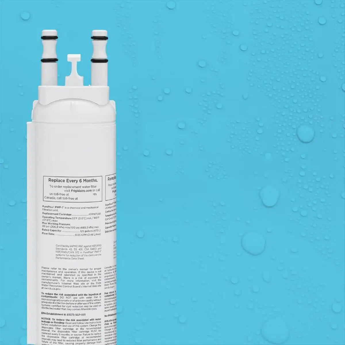 For Frigidaire FPPWFU01 PurePour PWF-1 Water Filter PWF-1 Refrigerator Filter