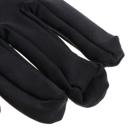 Practical Jewelry Gloves Wrist Length Gloves Black Gloves Work for PROTECTION Coin Inspection Gloves for Fetching Jewels