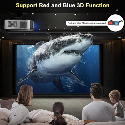 2026 HORLAT 45000 Lumens 4K Ultra HD Projector TOF Focus Android 14 WiFi 6 1080P Full HD Daylight Home Theater Movie Projector