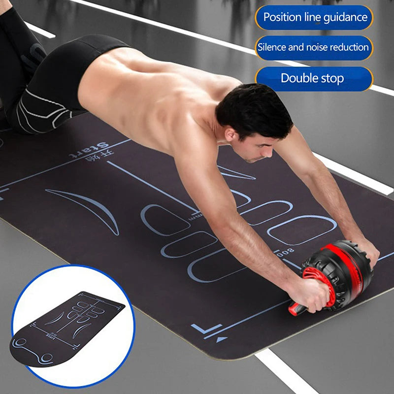 New Yoga Mat Non Slip Shock Absorber Thick Kneeling Mat Kneeling Pads Reusable Gym Mat For Women Men Home Pilates Floor Workouts