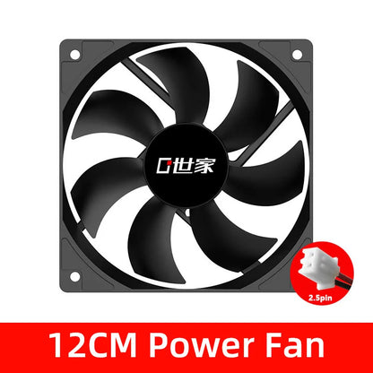 TEUCER PSU Cooling Fan 120x120x25mm 12v 2pin High speed cooling fan for chassis power supply