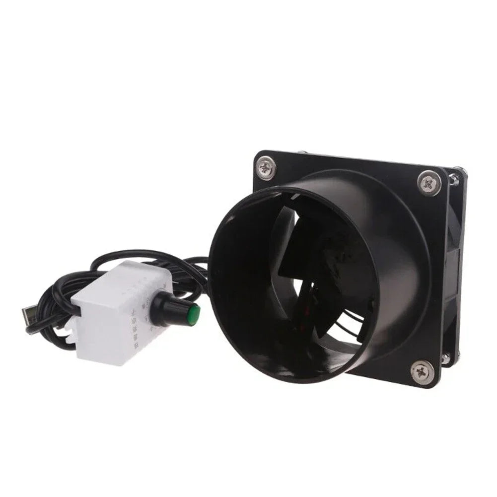 Smoke Absorber Fume Extractor Fan Pipe Duct Exhuast Fan USB Adjustable Speed Smoke Absorber Accessories Range Hood Accessories