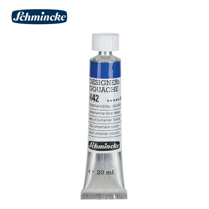 Germany Schmincke Designer Gouache Paint Tube 20ml Opaque Gouache Paint Professional Artist 48 Colors Drawing Art Supplies Cute