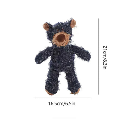 Pet Teddy Bear Soundmaking Toy Plush Interactive Dog Toys Grinding Cleaning Teeth Anti Bite Abreact Plaything Bear Pets Supplies