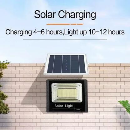 Solar Powered Lighting Automatically Lights Up In The Dark And Projects Light For Home Users Outdoor Lights Are Waterproof And