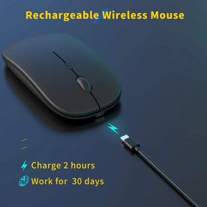 Portable Rechargeable Wireless Gaming Mouse Ergonomic Quiet And Magical Suitable For Portable Computers Tablets IPAD Phone