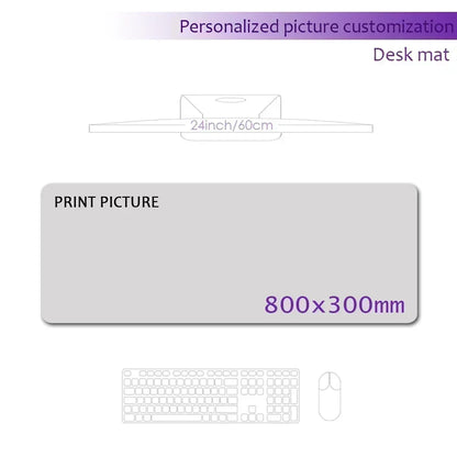 Custom Desk Mat, Mouse Pad 60x35cm, Personalized Gift, Large Mouse Pad,Custom Gift, Personalized Mouse Pad, Personalized Deskmat