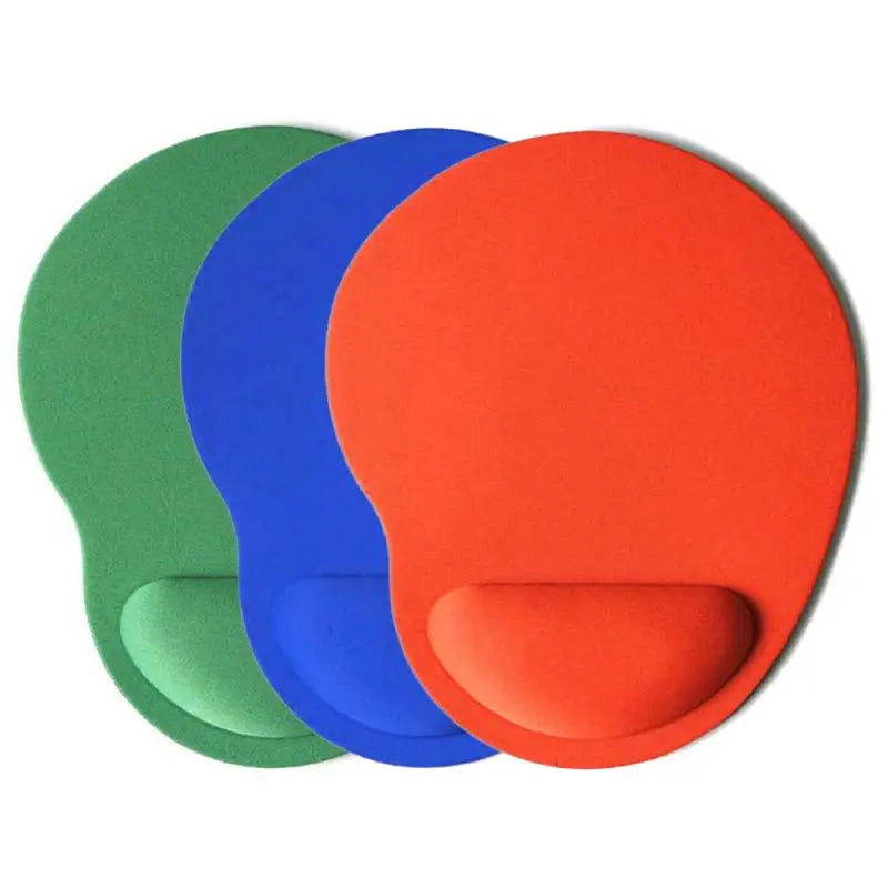 Mouse Pad With Wrist Support Comfortable Mousepad With Smooth Wrist Rest Surface Non-Slip PU Mouse Pad For Office Home Laptop PC