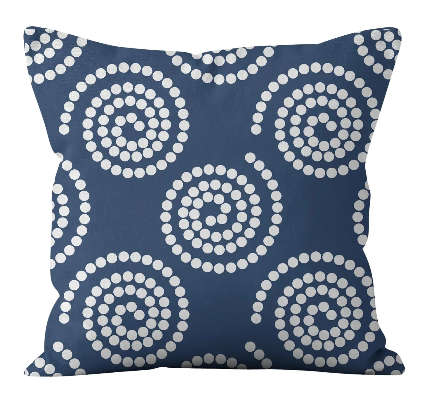 Modern Fashion Nordic Sofa Simple Cushion Cover Living Room Decoration Pillow Cover Navy Blue Geometric Pillow Cover
