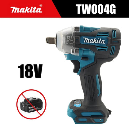 Makita Power Tools 18V TW004G Electric Brushless Electric Wrench, High Torque Impact Wrench, Wind Cannon, Auto Repair Electric