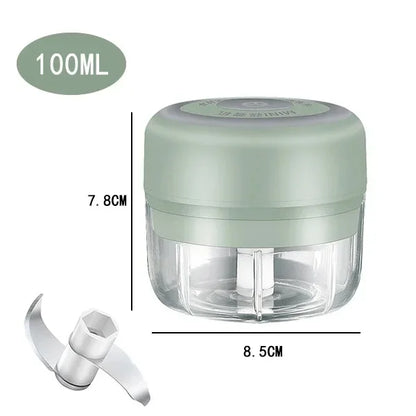 250/100ML Electric Kitchen Food Chopper Mini USB Food Crusher Portable Meat Grinder Vegetable Chopper For Kitchen Household