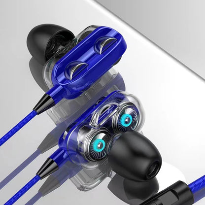 In Ear Stereo Earphone For iPhone Xiaomi Huawei Android Noise Canceling Design Running Gaming Audio Accessories Heavy Bass Sound