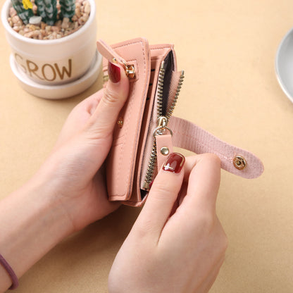 Ladies' wallet; short purse for women; high-end feeling cross-border multi-functional coin purse for women