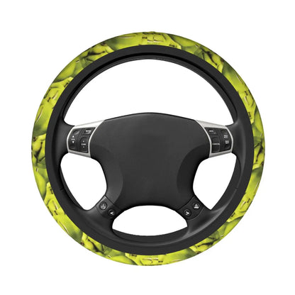 Steering Wheel Cover Shreks Meme Collage Universal Braid On The Steering Wheel Cover Car-styling Elastische Automobile Accessory