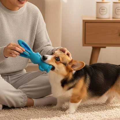 Pet Supplies Latex Pet Toys Collection Grinding Teeth Cleaning Bite Interactive Dog Toys Naughty Rabbit Dog Latex Chew To