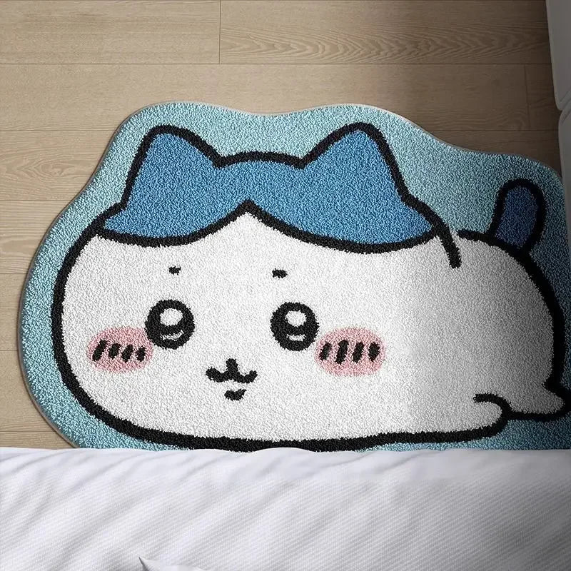 Cute Floor Mat Anti-slip Soft Rug For Bedroom Living Room Bedside Decorative Carpet Ideal For Rental House Cozy
