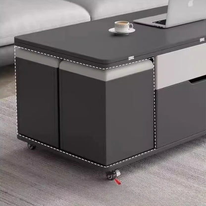 Design Black Dining Table Multifunction Storage Legs Luxury Dining Table Living Room Vase Mesa Plegable Portatil Furnitures