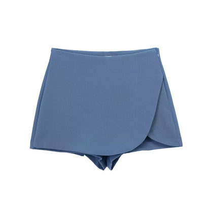 2025 Black Mini Skirt Shorts Woman Fashion Asymmetric Skort For Women High Waist Short Skirts Woman Summer Casual Shorts