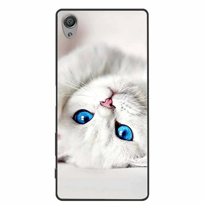 For Sony Xperia X Case F5121 Fashion Soft TPU Silicone Back Cases for Sony Xperia X Cover Protective Funda XperiaX Cartoon F5122
