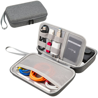Hard Travel Electronic Organizer Case for Power Bank Chargers Cables USB Flash Drive SD Card Electronics & Backpack Organizer