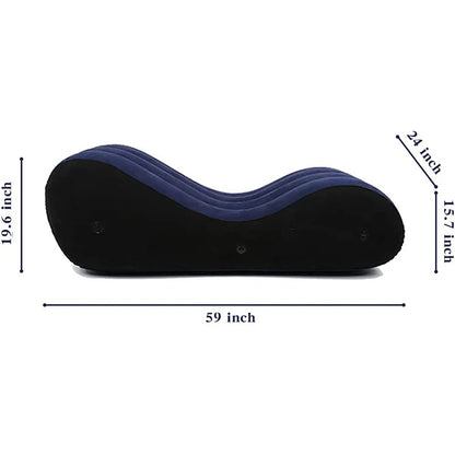 Portable Inflatable Sofa Bed S-shaped Love Position Labor-saving Sitting Wedge Husband Wife Pillow Better Love Life Furniture
