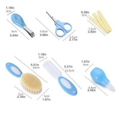Head Comb Baby Care Kit Brush Sharpener Nursery Care Set Nail Clipper Tool Package Newborn Cleaning Supplies Toddler Gift