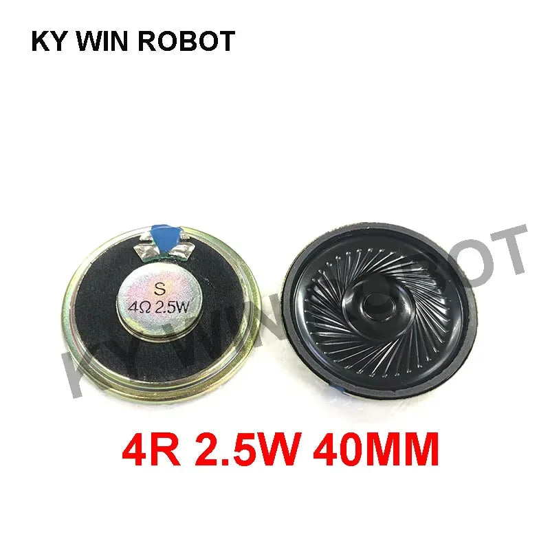 2Pcs/Lot Ultra-Thin Mini Speaker 40mm 5.5mm 4Ohm 2W 2.5W Full Range Mid High Loudspeaker DIY Electronic Components Replacement