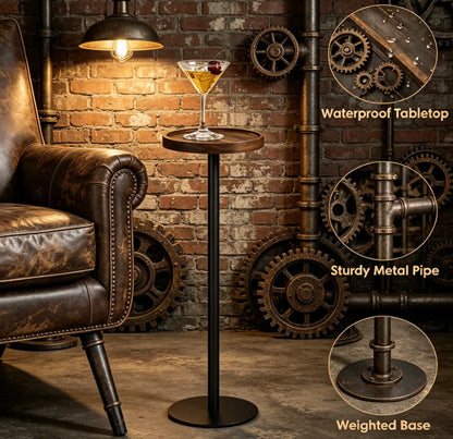Cross-border Small Round Table, Small Coffee Table, Side Table Next to Living Room Sofa for Drinks, Living Room Coffee Table, Dr