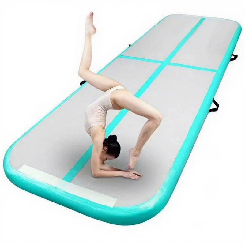 Inflatable PVC Yoga Mat-Portable Waterproof Custom Option for Gymnastics Dance Taekwondo Martial Arts Somersault Air Mattress