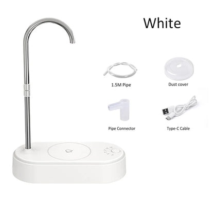 Electric Drinking Water Pump Automatic Water Dispenser For Gallon Drinking Water Bottle Pump For Home Office Portable Cold Water