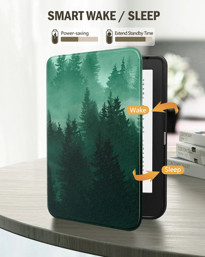 MoKo Case for Kobo Clara BW/Clara Colour/Clara 2E 6",Ultra Slim Lightweight with Auto Wake/Sleep Cover Folio Case for Kobo Clara