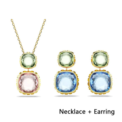 2026 High Quality Shiny Luxury Brand Fine Jewelry Sets Exquisite Fine Fashion Party Gifts for Women New Christmas Ornaments