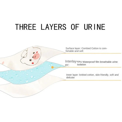 Waterproof S M L Baby Washable Diaper 0-18 Months with Buckles Reusable Nappy Leakproof 3-14kg Cloth Diapers Newborn Kids