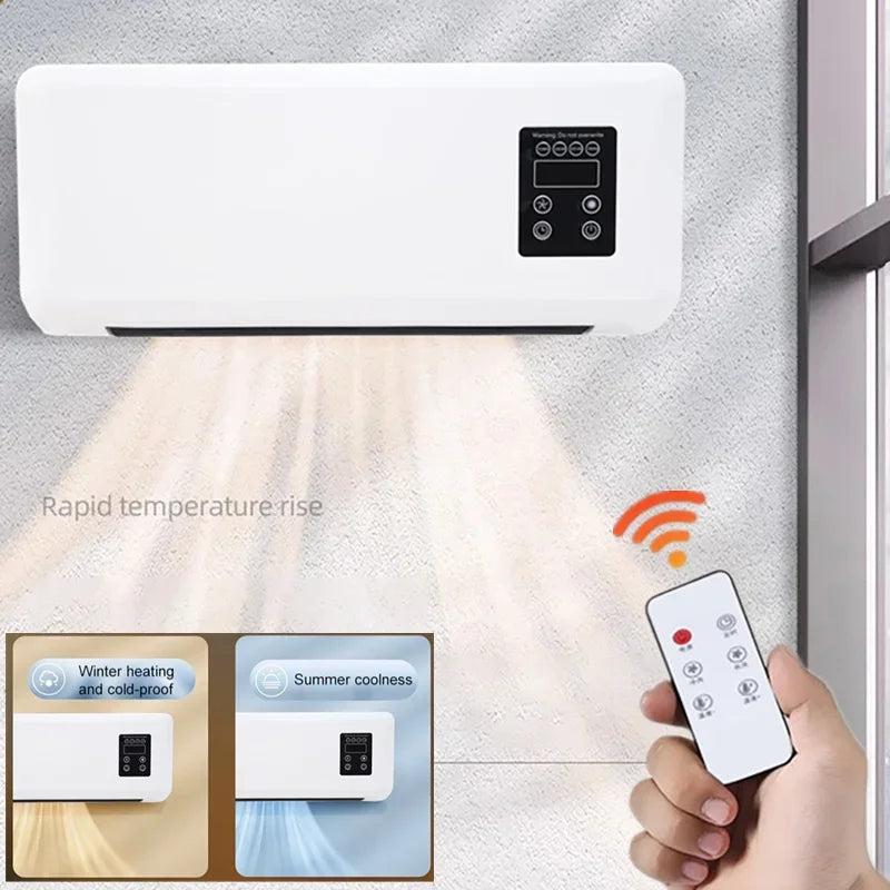 Portable Ductless Air Conditioner Wall-mounted Air Conditioner Fan and Heater RV Air Conditioner Fan Heater Combo Split