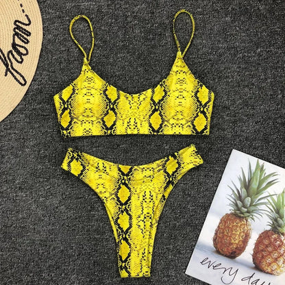 Neon Yellow Green Swimsuit Women Sexy Solid Push Up Micro Bikini 2026 Brazilian Summer Beach Bathing Suit Thong Swimwear Biquini