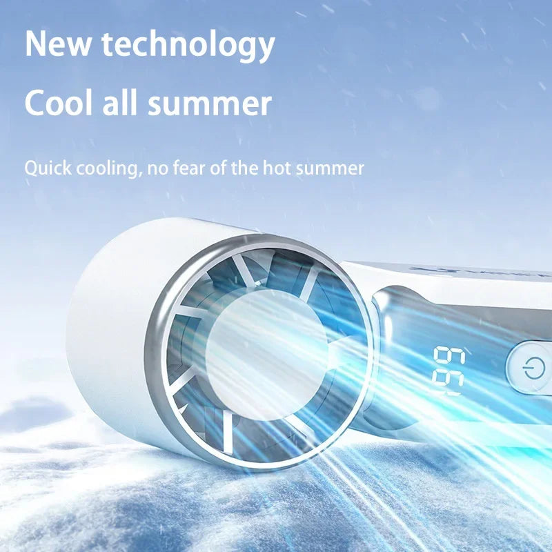 Mini Portable Handheld Fan | USB-Rechargeable | Pocket-Sized, Compact, and Quiet Fan | Ideal for Outdoor Activities, Dorm Rooms,