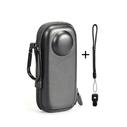 For Insta360 X4 Accessories Mini Storage Carrying Bag+Hand Wrist Strap Lanyard Rope+Screen Protector Film+Protective Lens Case