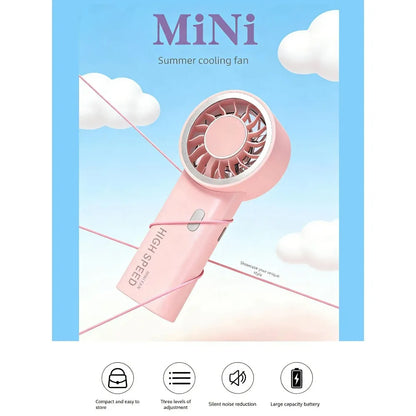 Handheld Fan Upgraded Portable Fan,Mini USBRechargeable Personal Fan, Outdoor Travel ,Suitable for summer beach and concerts