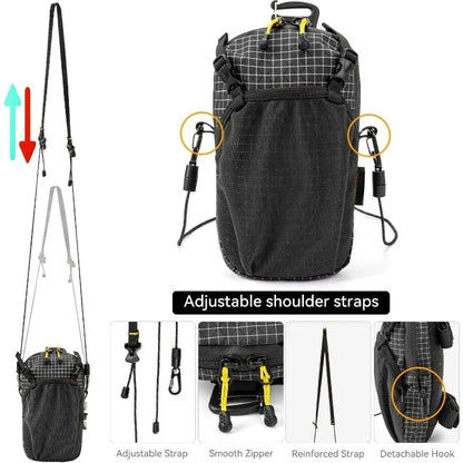Backpack Shoulder Strap Attachment Bag Smartphone Pouch Waterproof Strap Pack for Sports Hiking Camping Lightweight