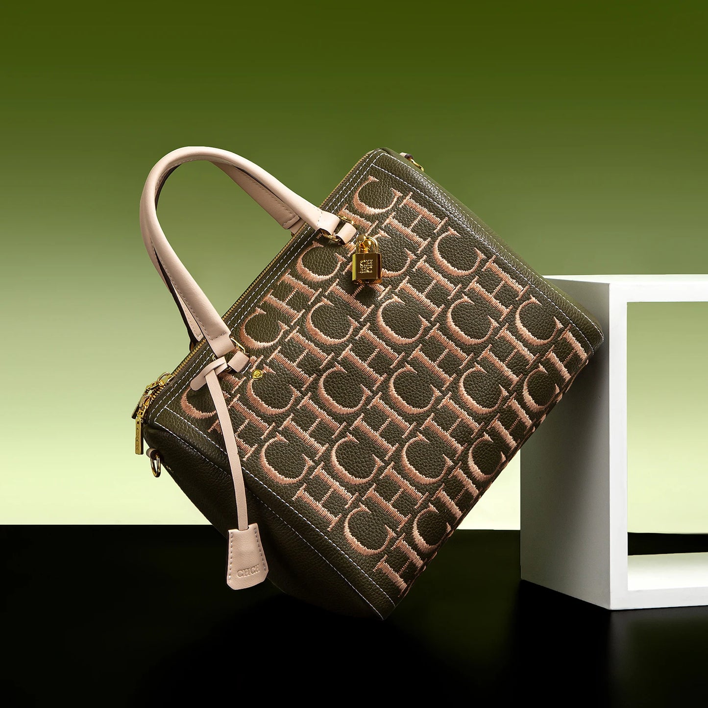 New Women's Trendy Tote Bag, High-Quality Embossed Design, Large Capacity Small Square Handbag, Women's Shoulder Bag