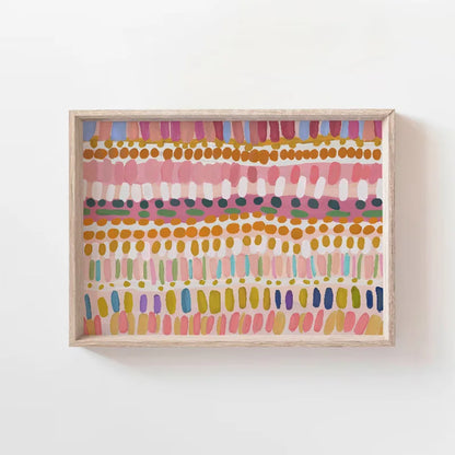 Colourful Pastel Trendy Aesthetic Art Poster Abstract Colour Block Home Decor Printing Living Room Canvas Painter Home Wall Art