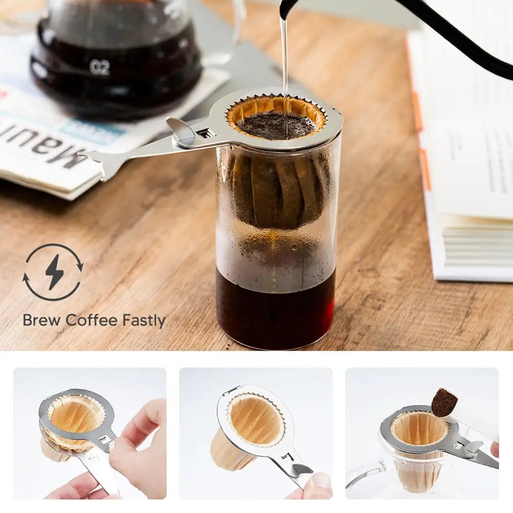 100pcs Paper Filters Cups Replacement K-Cup Filters For Keurig K-Cup Stunning Coffee Filters
