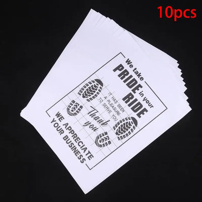 【MO】10Pcs High Quality Disposable Car Floor Mats Waterproof Anti Slip Paper Vehicle Protection Interior Car Accessories